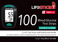 LifeSmart Blood Glucose Test Strips 2D